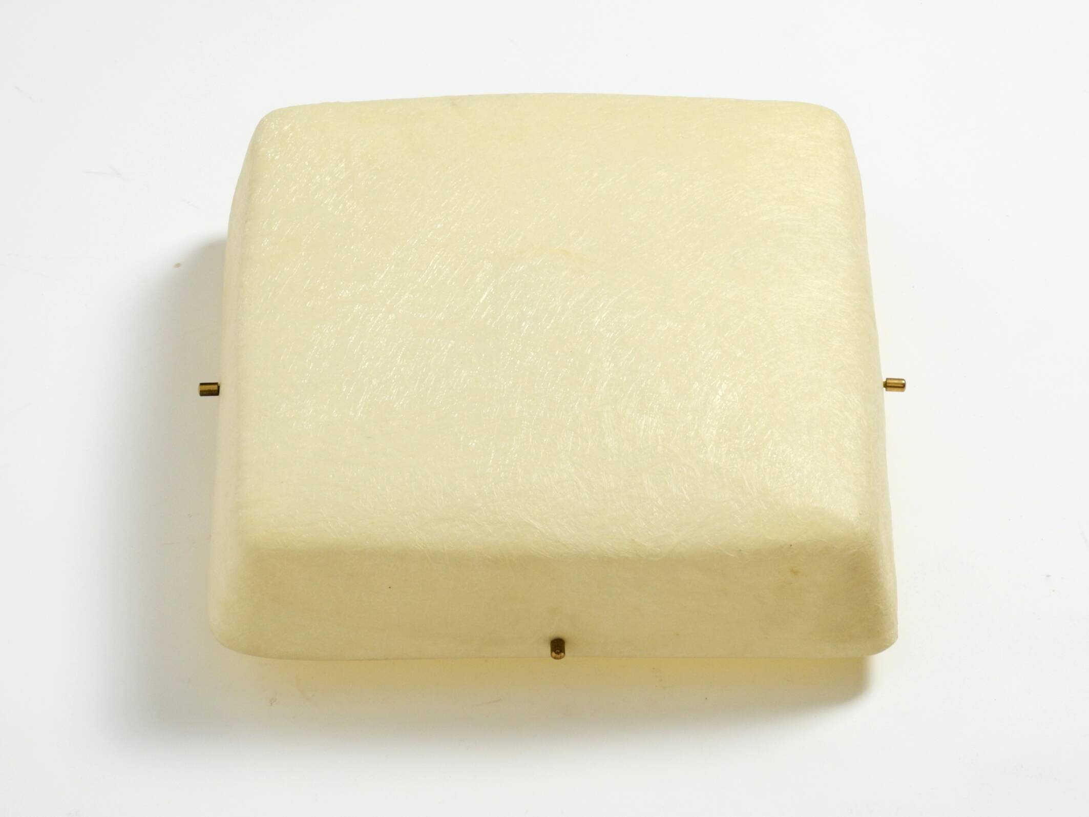 Beautiful Mid Century Modern square fiberglass ceiling or wall lamp