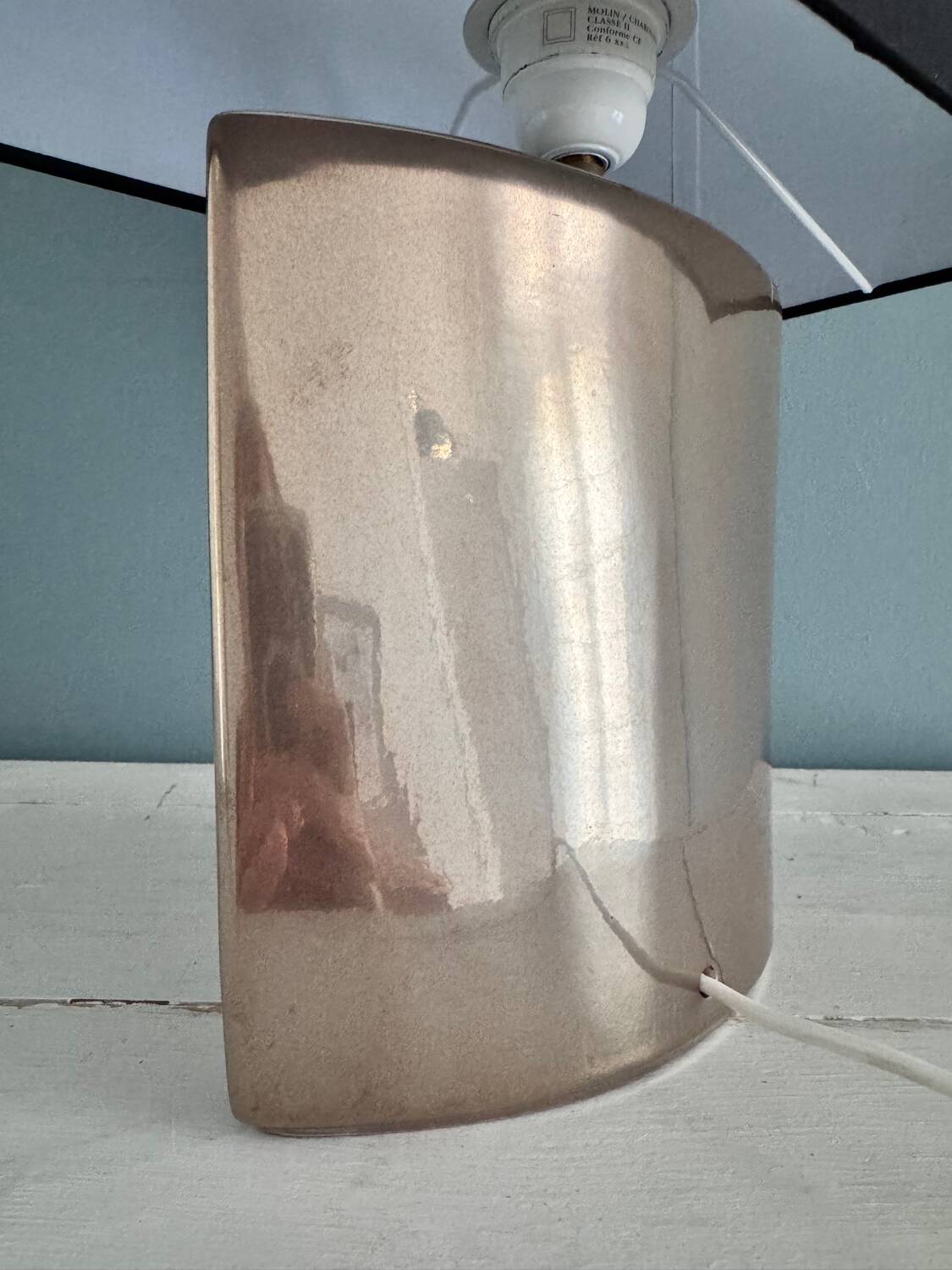 Molin Charolles lamp for Lancel Paris