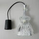 Suspension vintage 1960 verre