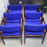 Set of #6 rudolf glatzel diningchairs (armrest). model emt0030
