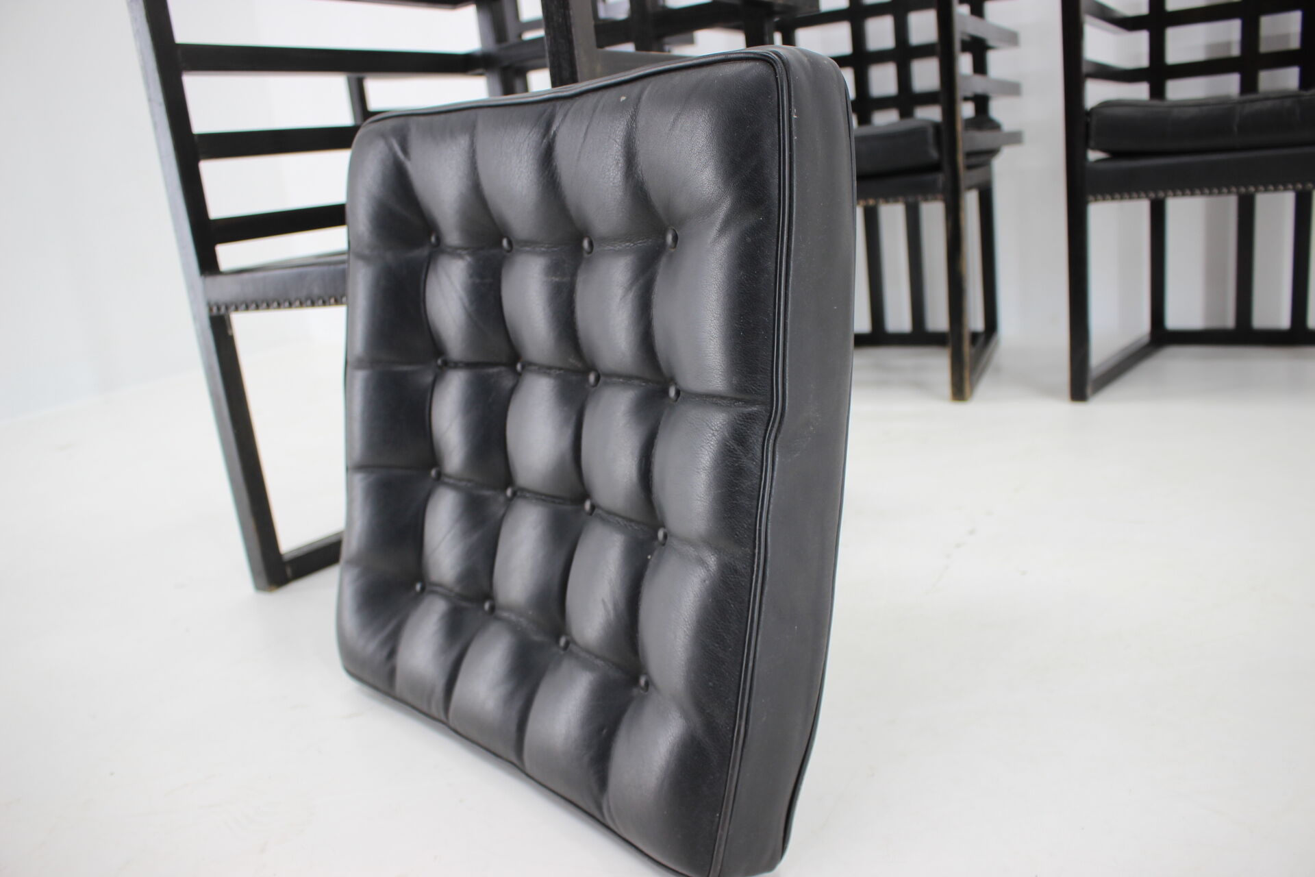 Set of Four Josef Hoffmann Armloffel Chairs Made By Wittmann,Austria