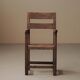 Fauteuil de montagne en mélèze et pin, vers 1900