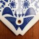 Mid-century porcelain fish wall plate from Porsgrund, Norway, 1960s.