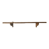 rustic wall shelf