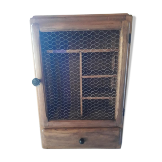 Oak country wall cabinet