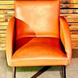 Caramel armchair from the 70s