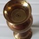 Vase laiton gravé