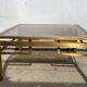 Guy Lefèvre's gilded metal coffee table for Maison Jansen, 1970
