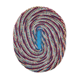 American braided handmade vintage rug 97cm x 125cm 1960, 1C71