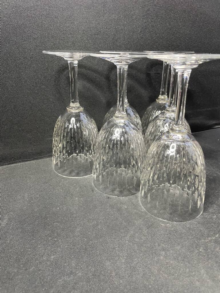 6 baccarat water glasses paris service