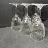 6 baccarat water glasses paris service