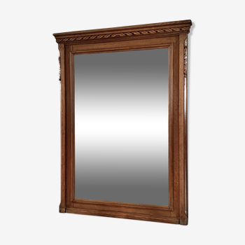 Miroir de cheminée biseauté des années 30/40