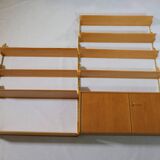 Design shelving system shelf teak wall shelf WK furniture 50s 60s