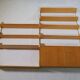 Design shelving system shelf teak wall shelf WK furniture 50s 60s