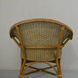 Rattan armchair