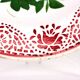 Antique majolica ceramic plate, France, 20th century