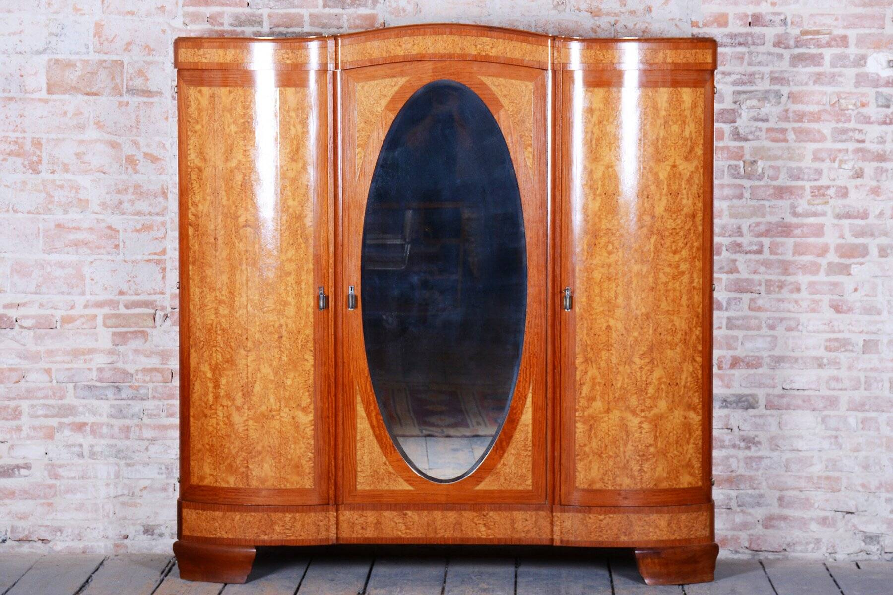 Art Deco Bedroom Suite from Louis Majorelle, Fance, 1930s, Set of 8