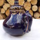 Blue and gold porcelain teapot