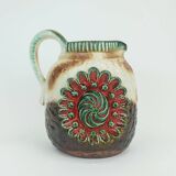 Dumler & breiden mid century vase jug model 53/21 relief decor