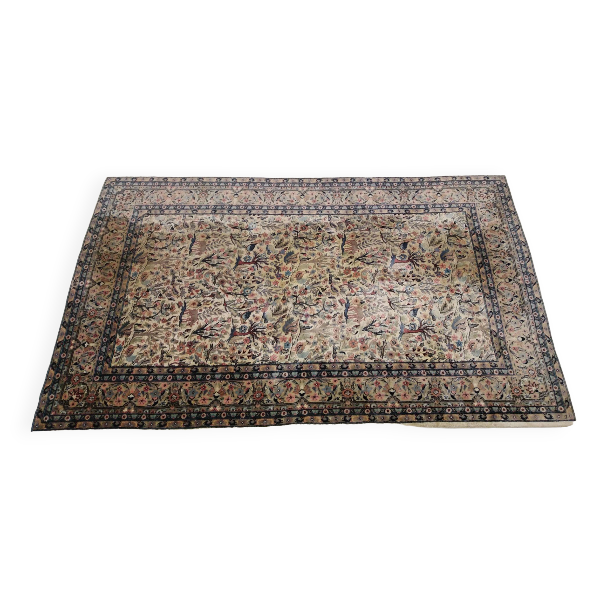 Antique Persian Tree of Life Rug