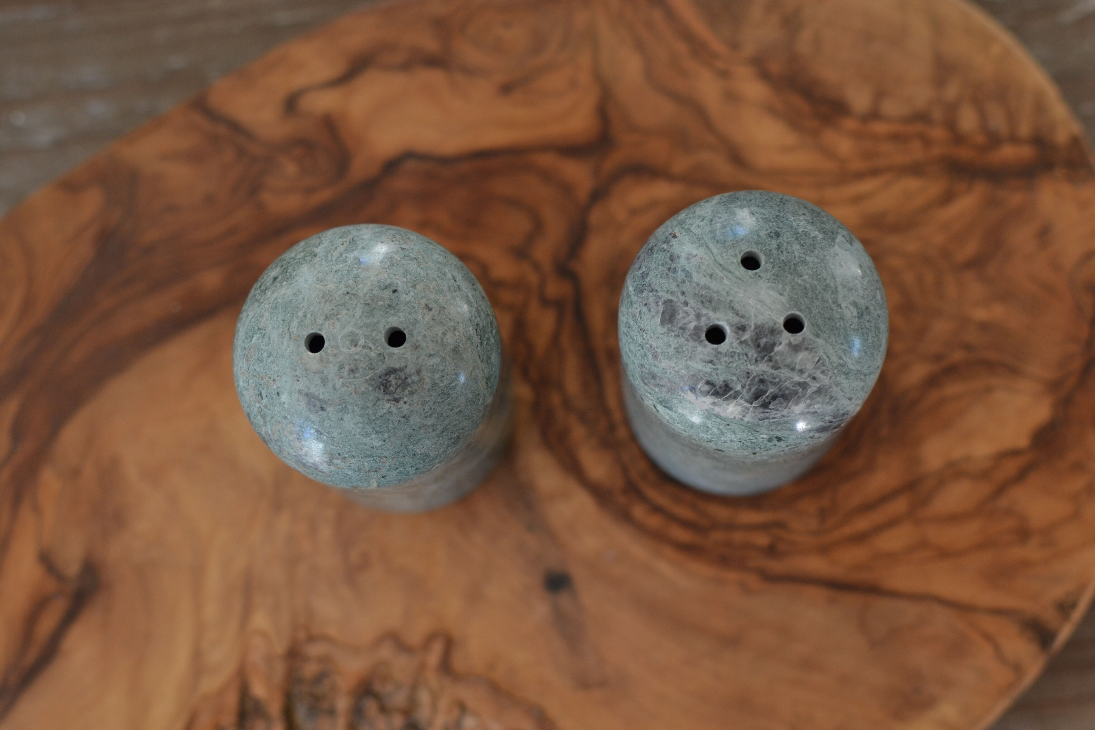 Marble salt and pepper shaker