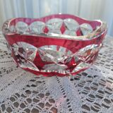 Val Saint Lambert Cup – Double red crystal – Signed