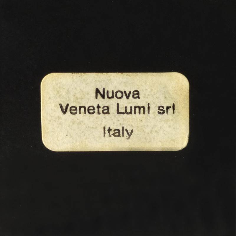 1970s Gorgeous White Table Lamp by Veneta Lumi. Made in Italy