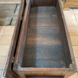 Solid oak kneader with drawer
