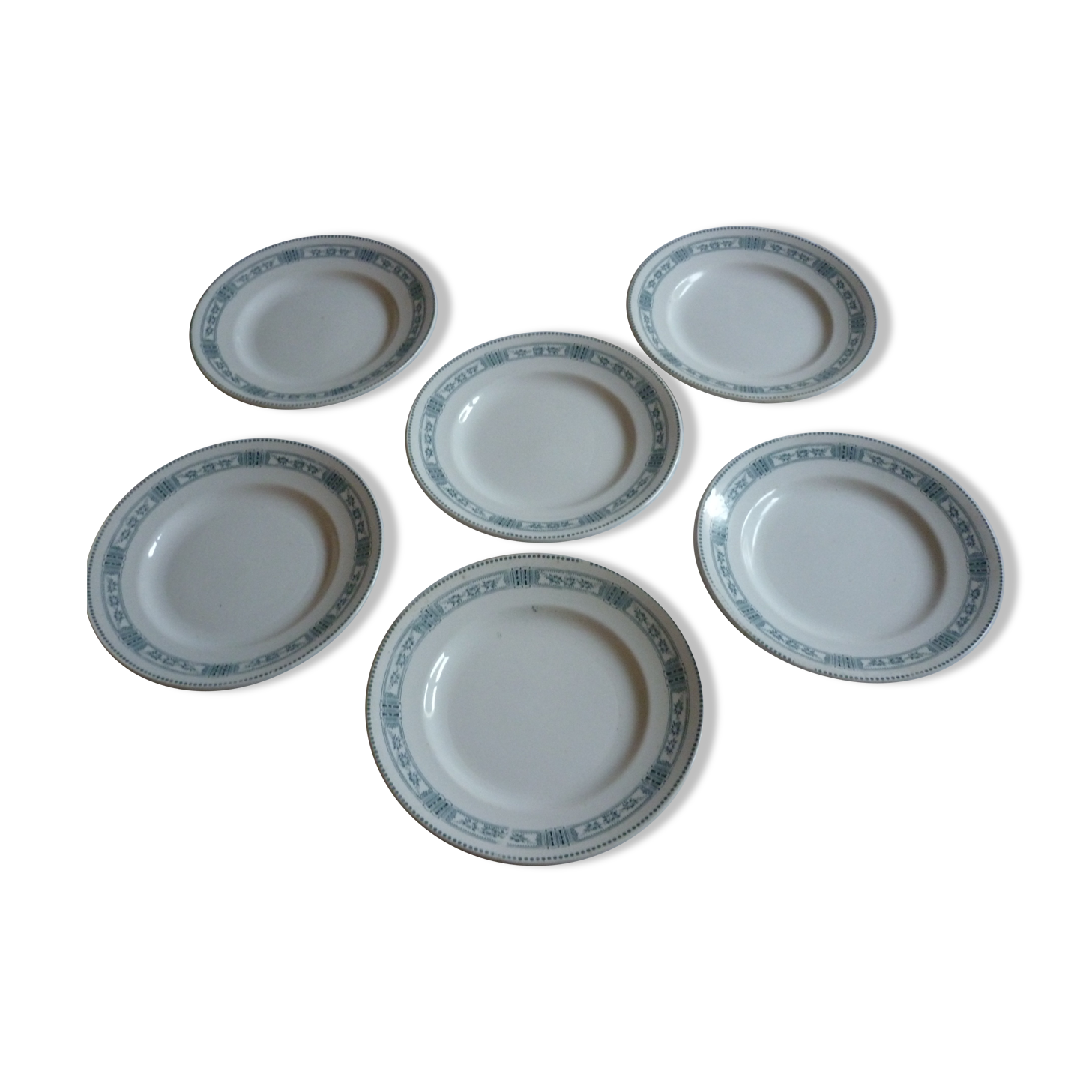 Set of 6 plates plate mill of wolves model Pastor