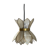 Suspension fleur en nacre