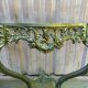 Console d'applique murale de style Louis XV bronze doré et marbre vert XIXè