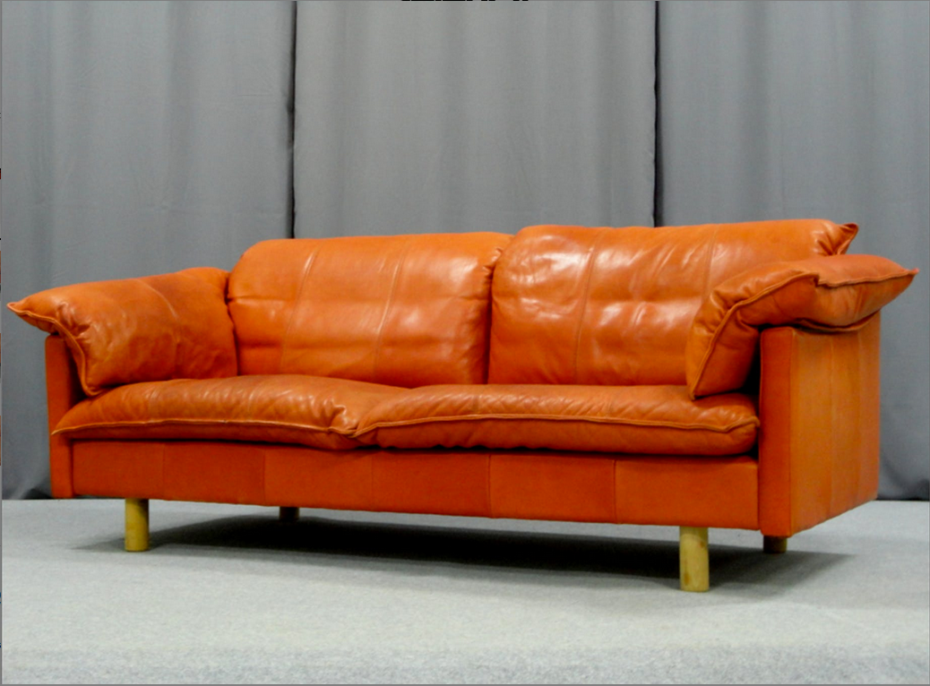 1970 leather sofa