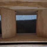 Travertine coffee table – 1970s work