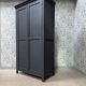 Large black Parisian wardrobe