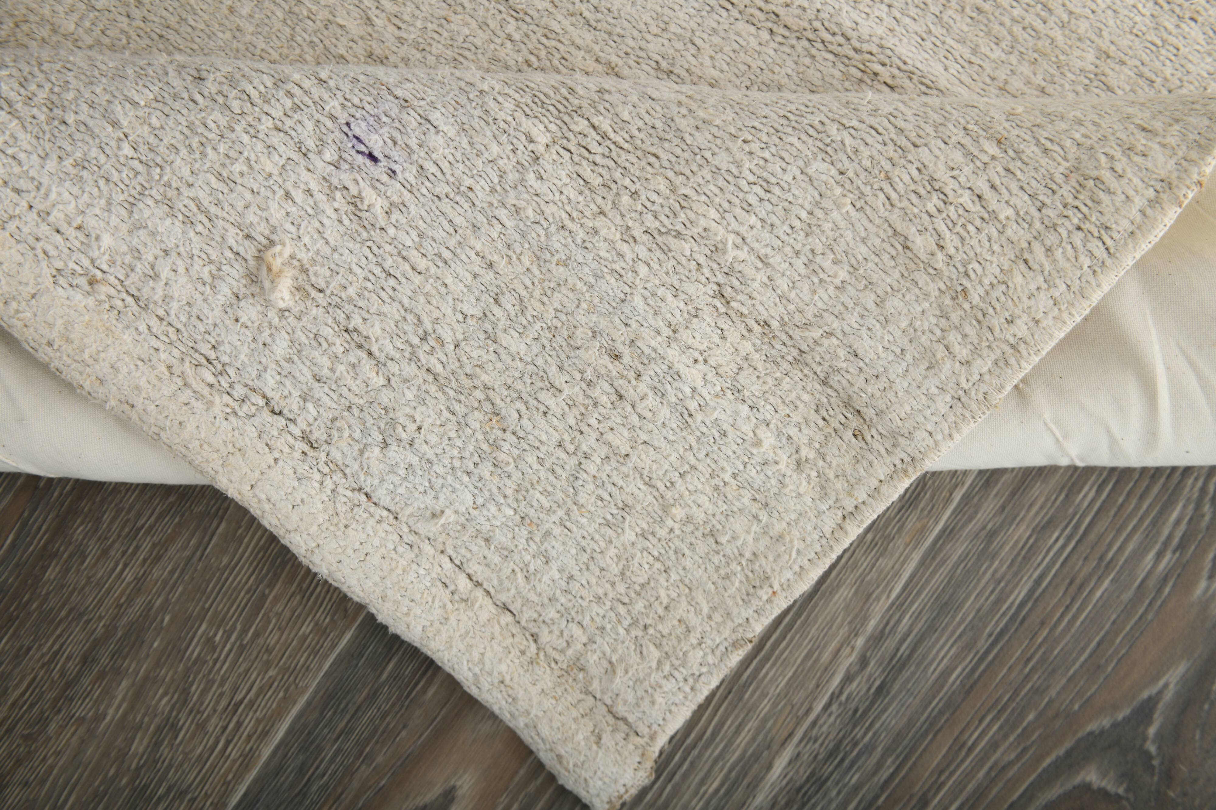 2x7 Muted Color Handmade Runner Rug, Hemp Runner, 68x200 Cm