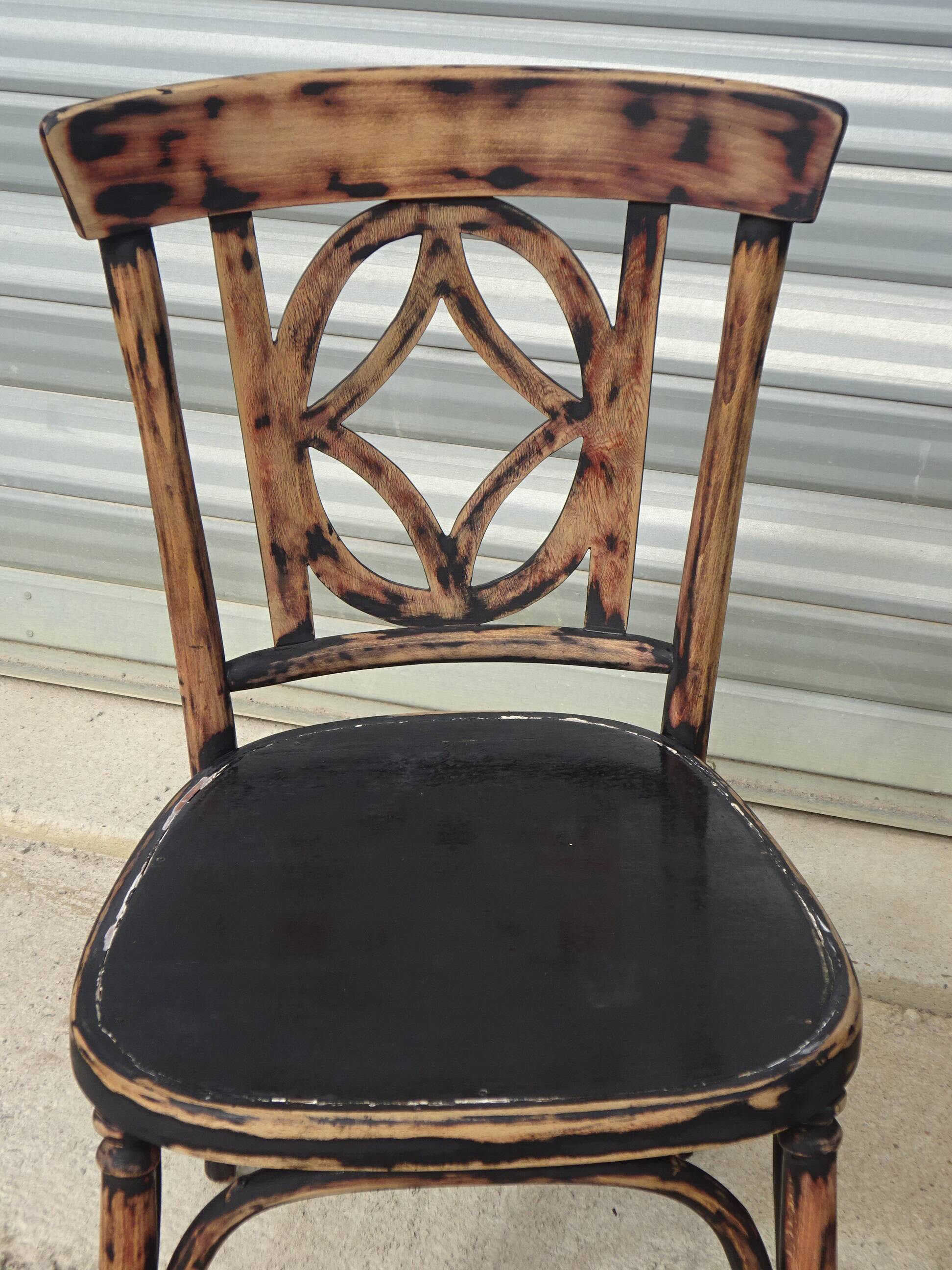 Baumann 1910s lounge, bench, armchair and bistro chair