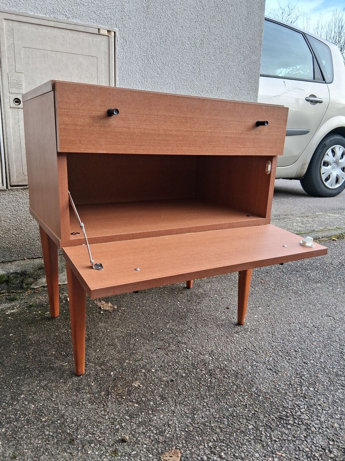 Vintage bedside table