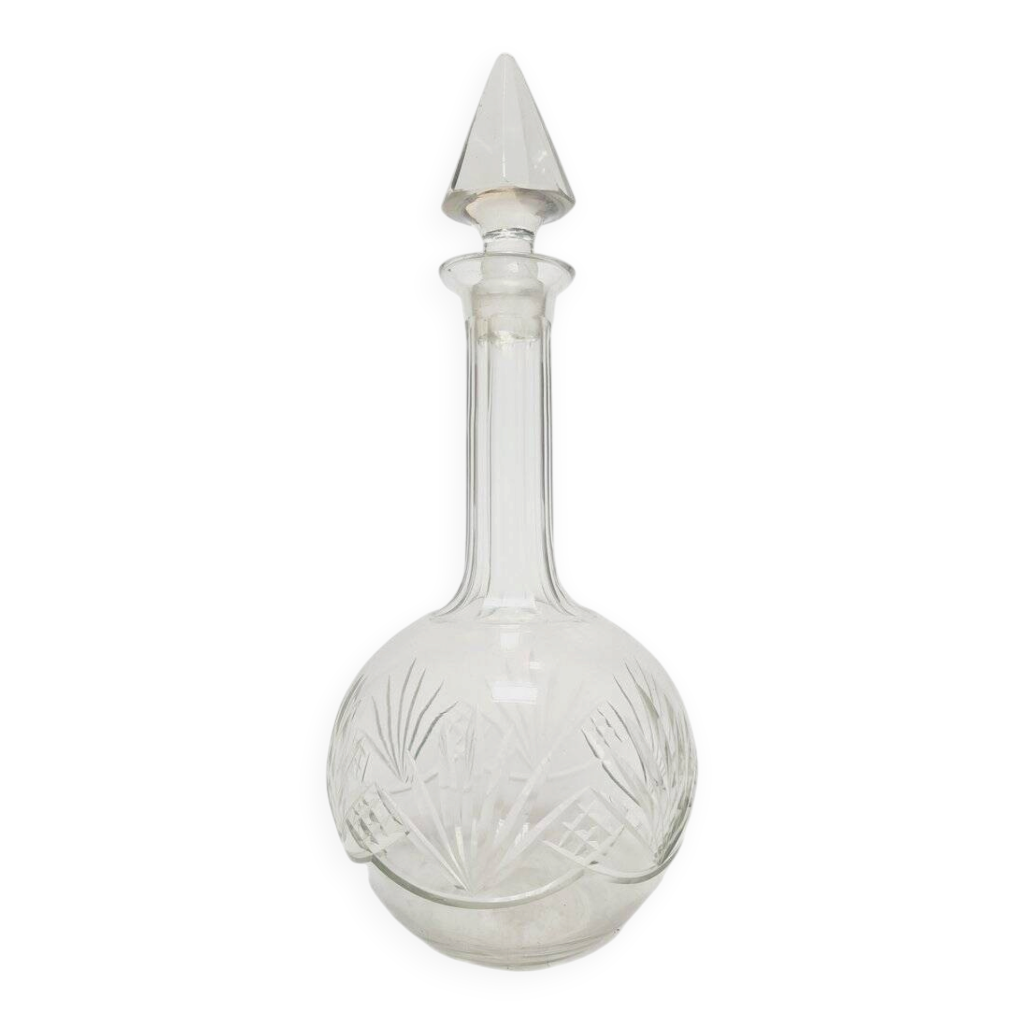 Art Deco crystal carafe, Germany, 1900s