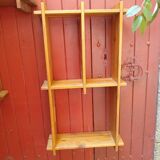 Three solid pine shelves