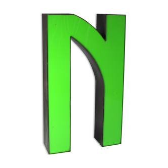 Letter N neon
