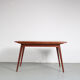 Extendible dining table by Louis van Teeffelen for Wébé, Netherlands 1950s