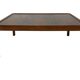 Vintage coffee table rosewood 70's design minimalist