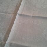 12 towels damask fabric Lin /Soie .decors foliage and coat of arms