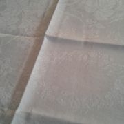 12 towels damask fabric Lin /Soie .decors foliage and coat of arms