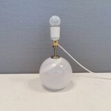 Beautiful table lamp, model Misty by Torben Jørgensen, Holmegaard Glassworks Denmark 1980.