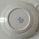Two ironstone plates Saint-Amand Regency model