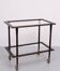 Ico Parisi Ebonized walnut wood serving card 1950s