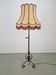 Adjustable Wrought Iron Floor Lamp, 1930s