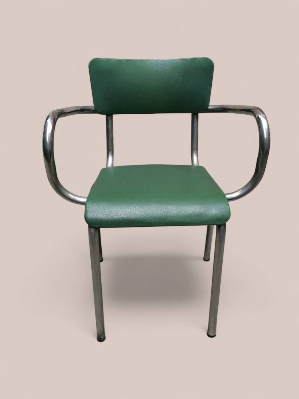 Vintage metal armchair.