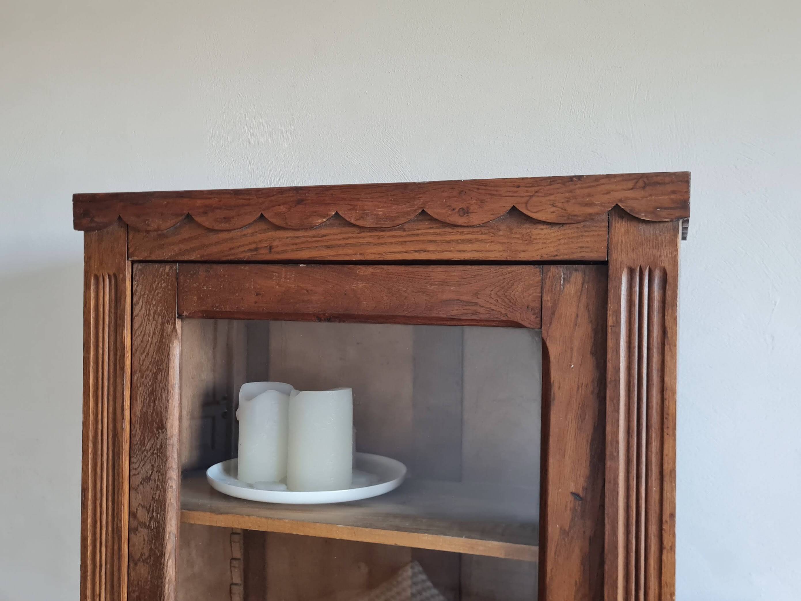 Glass-fronted Parisian wardrobe